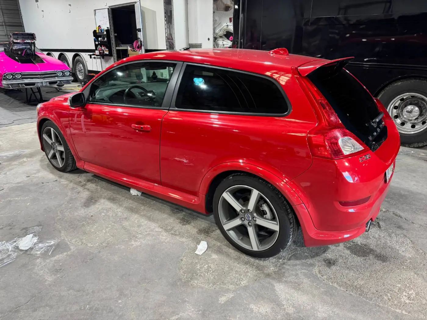 Freshly tinted vehicle at The Tint King in Fairborn
