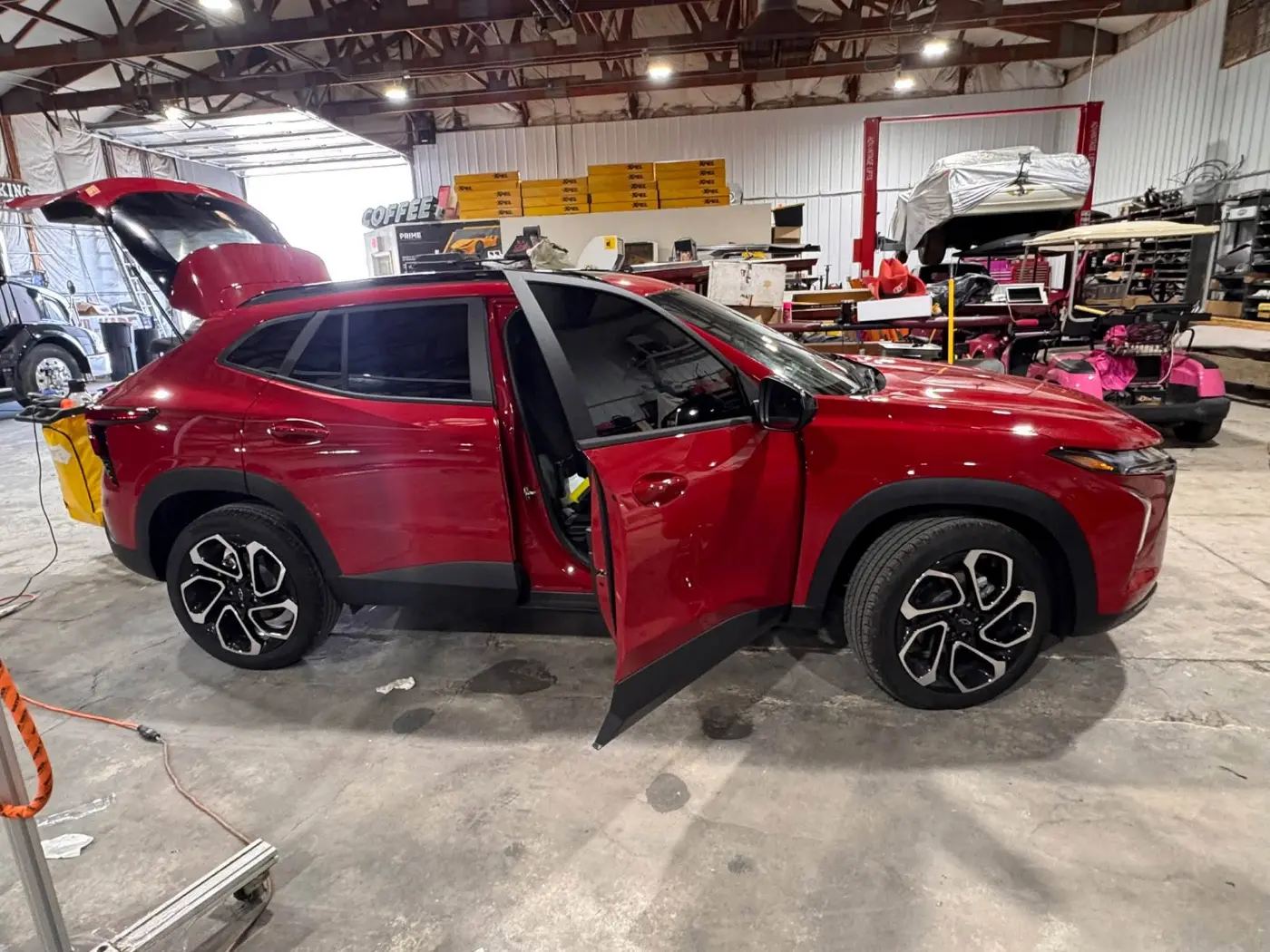 Tinted car windows at The Tint King in Fairborn, Ohio